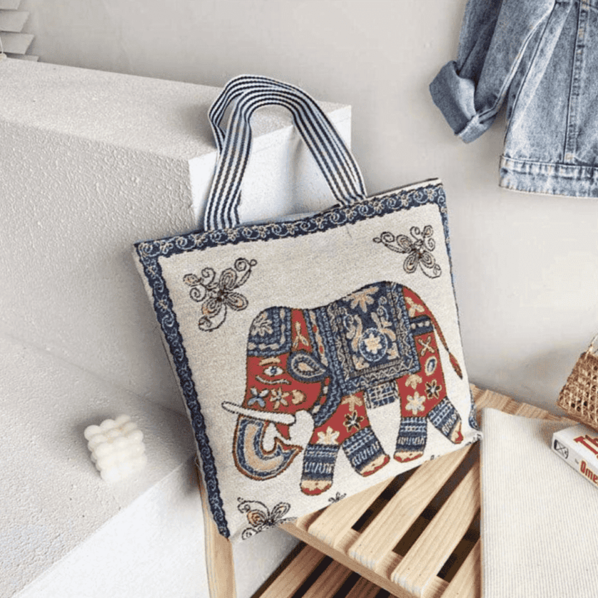 Canvas Symphony Graphic Handbag - Image 2